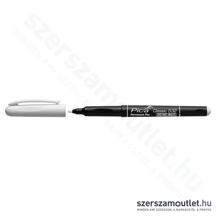 PICA INSTANT Kerekhegyű, festék jelölőfilc 1-2mm (Fehér) (532/52)