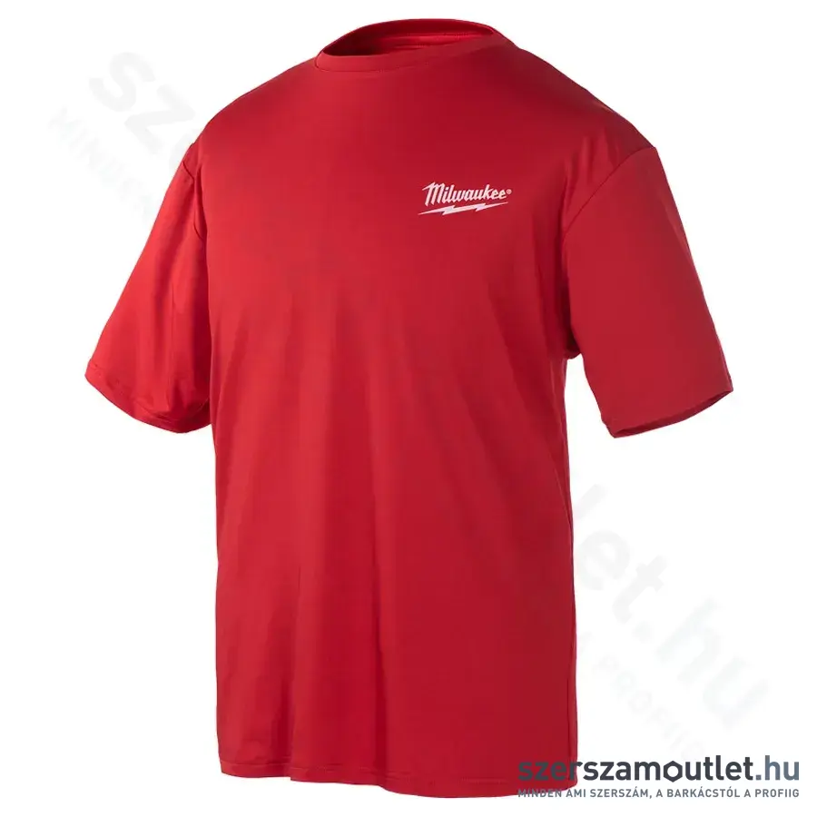 MILWAUKEE márkajelzésű Póló 3XL-es (Piros) (BI0000906-3XL)